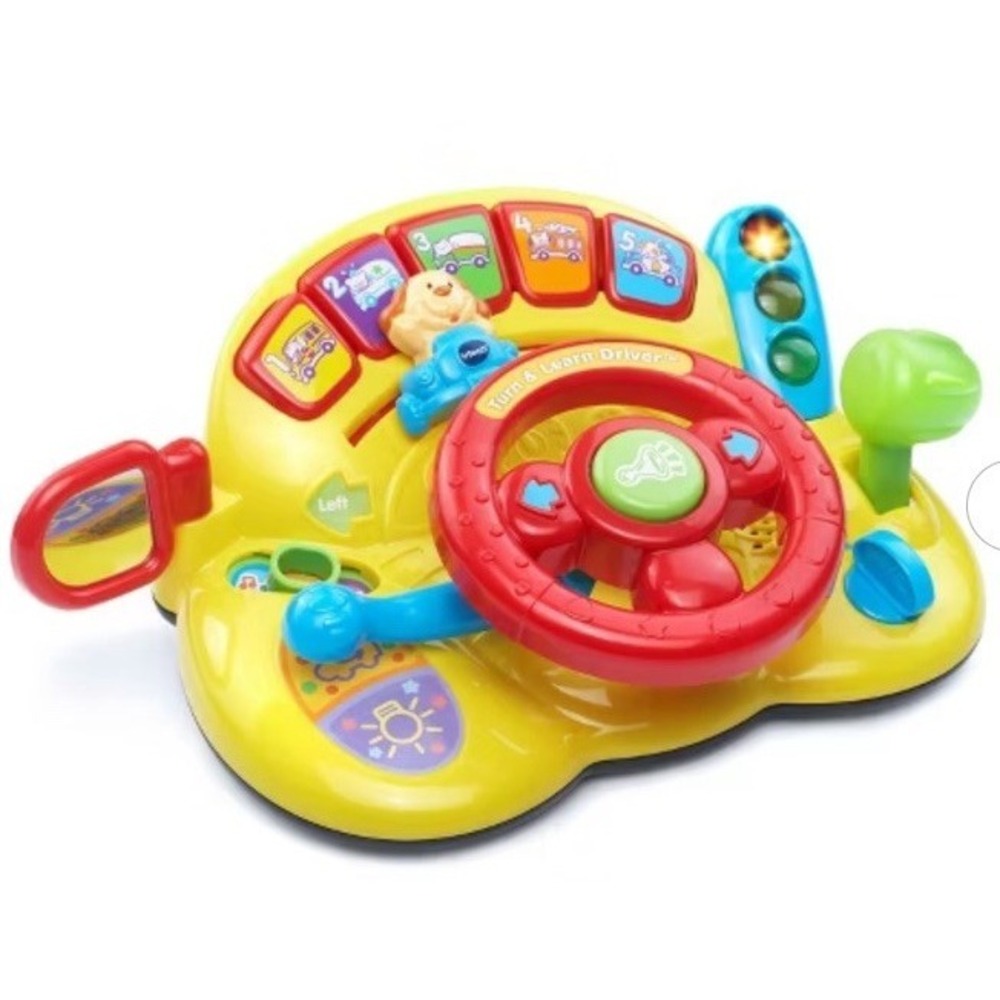VTech Turn & Learn Driver Baby Learning Fun Colors Motor Skills Pretend New Toy